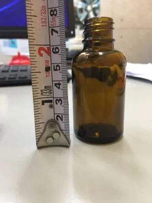 เคลือบแก้ว ซีลหยดบรรจุขวดแบบพิเศษ สีน้ำตาล