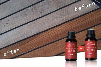 เคลือบแก้วพื้นไม้